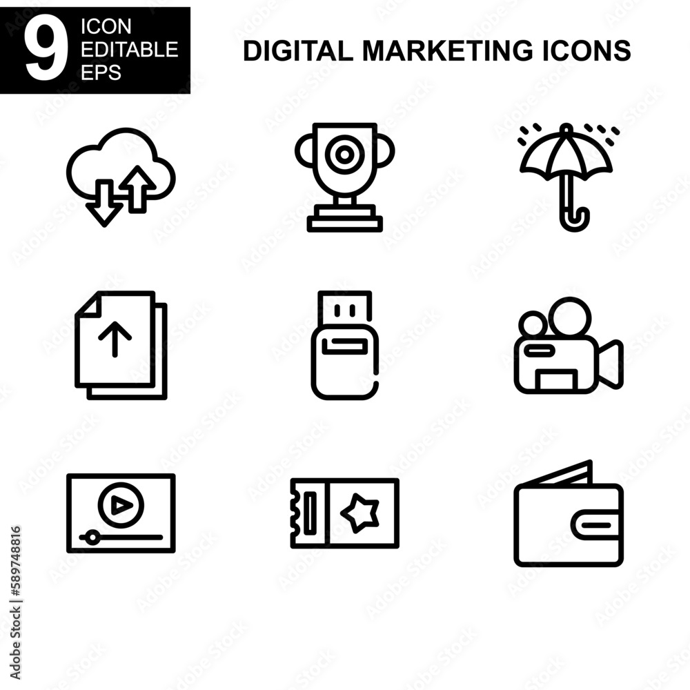 digital marketing icon or logo isolated sign symbol vector illustration - Collection of high quality black style vector icons
digital marketing icon or logo isolated sign symbol vector illustration - Collection of high quality black style vector icons