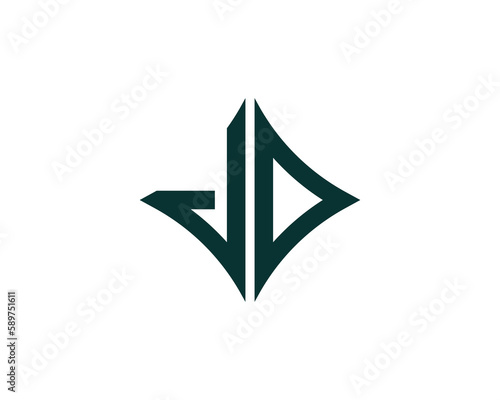 JO Logo design vector template