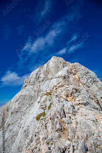 Climbing in Julian alps, Slovenia 