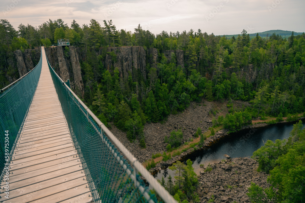 Obraz premium Sheguiandah, Ontario, Canada - sep 2022 Ten Mile Point Trading Post