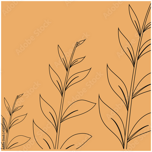  leaf background vector