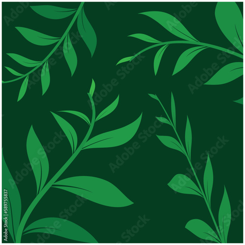  leaf background vector