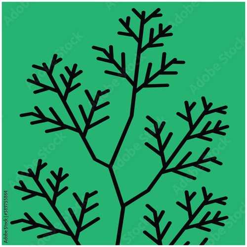  leaf background vector