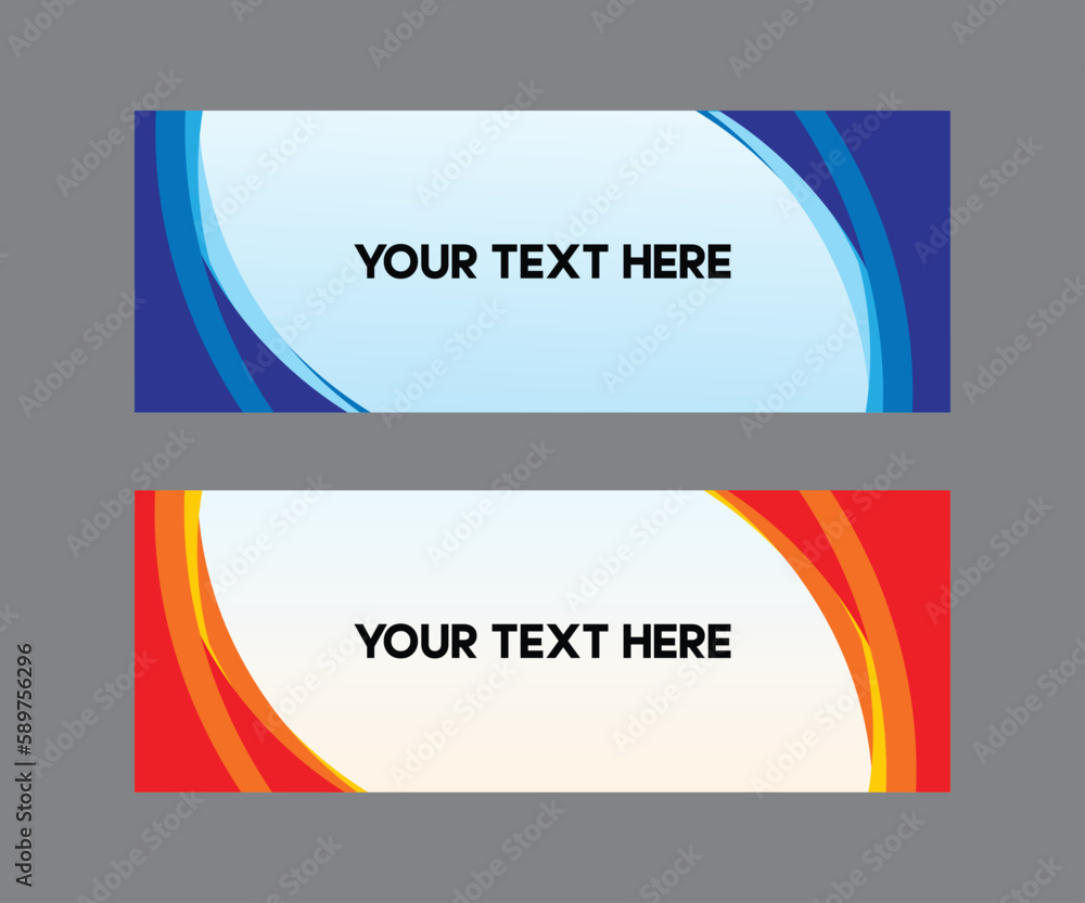 Fototapeta premium Vector abstract web banner design background or templates