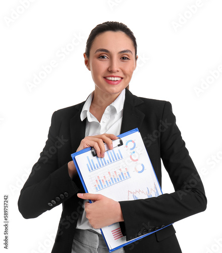 Female business consultant ...
