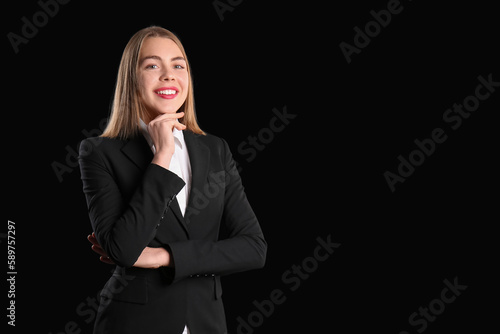 Female business consultant ...
