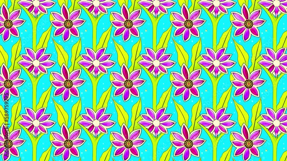 An abstract art nouveau scrolling floral pattern motion graphic background. Repeating pattern created using ai generations. An abstract art nouveau scrolling floral pattern motion graphic background. Repeating pattern created using ai generations.