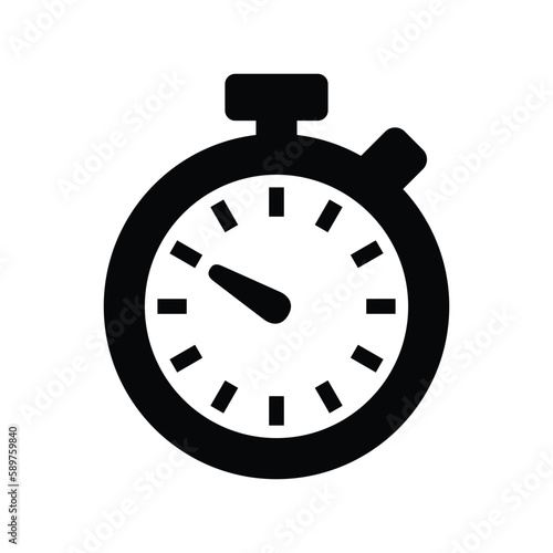 Stopwatch vector icon