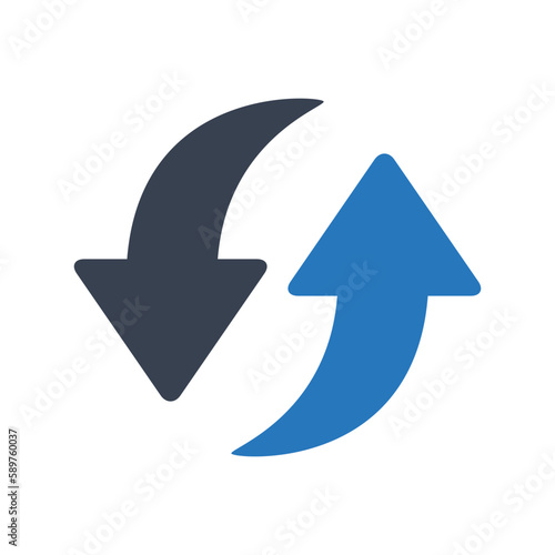 Reload arrow vector icon