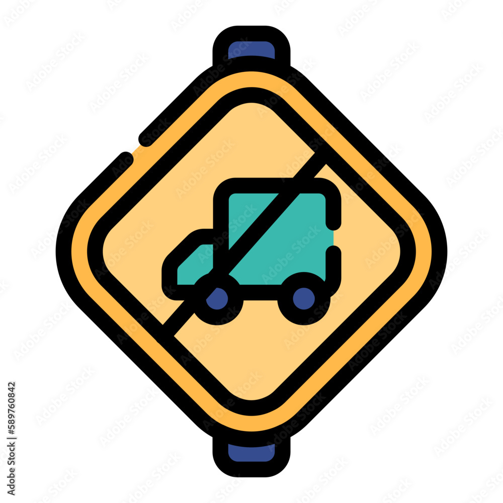 traffic no truck traffic no truck