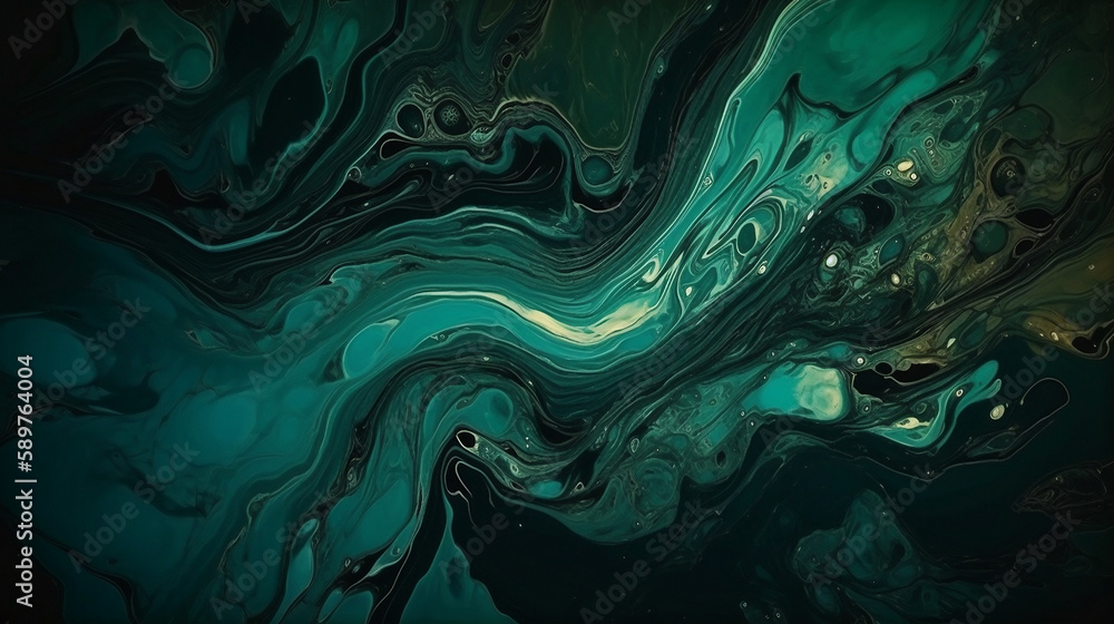 Obraz premium abstract background with Green Oil or Marble