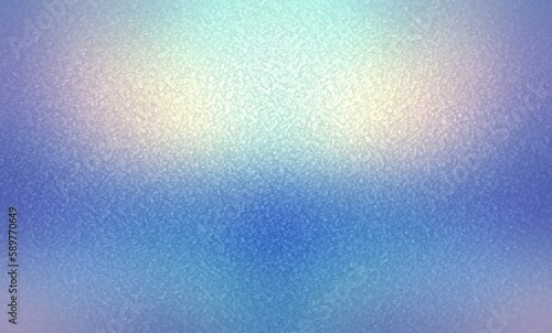 Frosted texture of iridescent blue yellow sheen background.