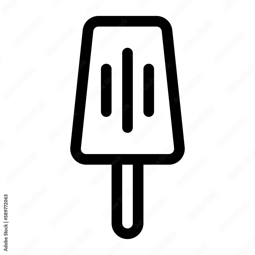 popsicle line icon popsicle line icon
