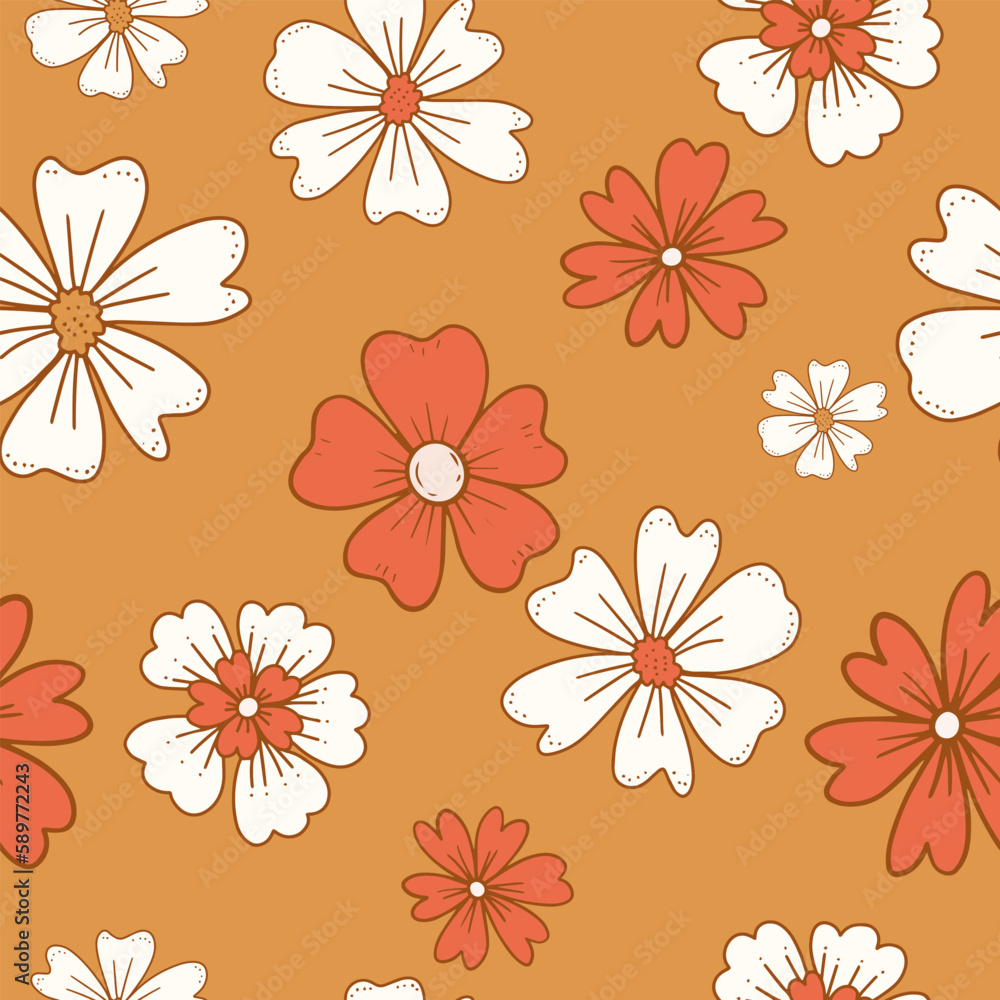 Floral seamless pattern. Vector design for paper, cover, fabric interior decor. Floral seamless pattern. Vector design for paper, cover, fabric interior decor.