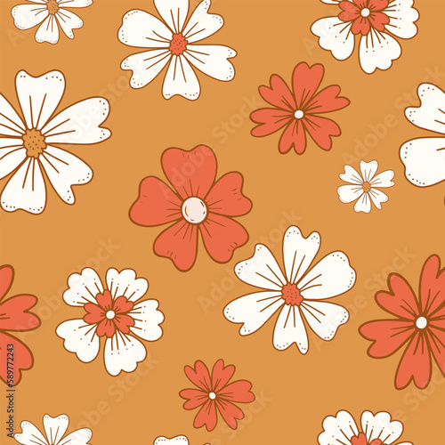 Floral seamless pattern. Vector design for paper  cover  fabric interior decor.