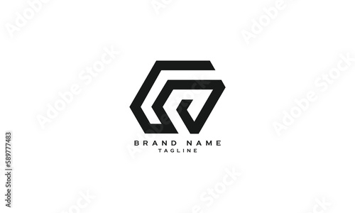 CPR, CRP, CR, RC, CP, PC, Abstract initial monogram letter alphabet logo design