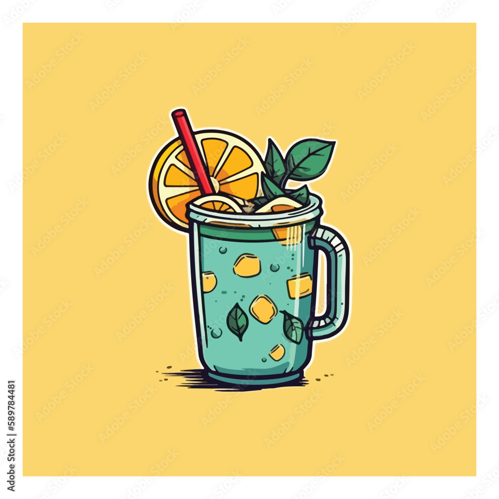 lemonade drink simple modern logo lemonade drink simple modern logo
