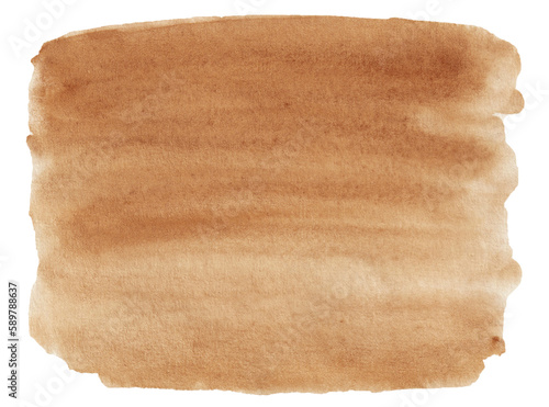 Watercolor brown background. Beautiful light beige texture. Hand drawn high resolution texture for posters, postcards, prints, invitations, and other design.