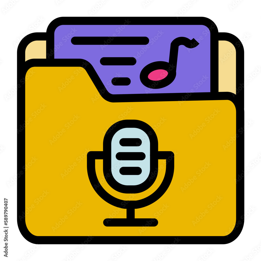 Fototapeta premium file podcast