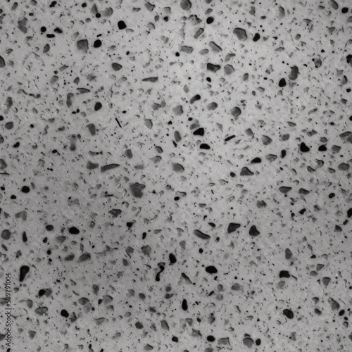 Concrete With Speckled Surface. Infinite, Seamless Backgrounds. Generative AI photo
