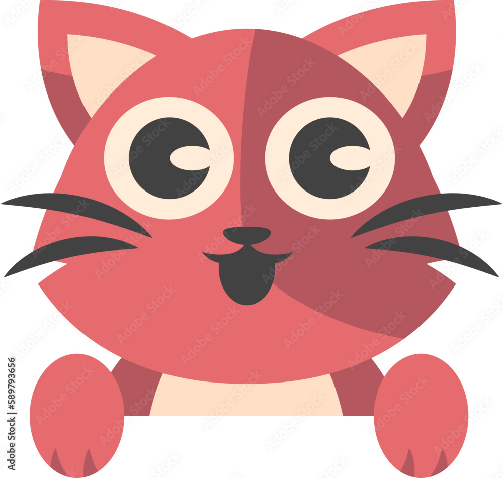 Fototapeta premium Playful Orange Cute Cat