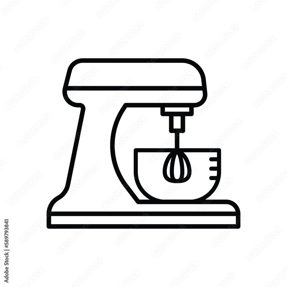 Electrical mixer icon on trendy design Electrical mixer icon on trendy design