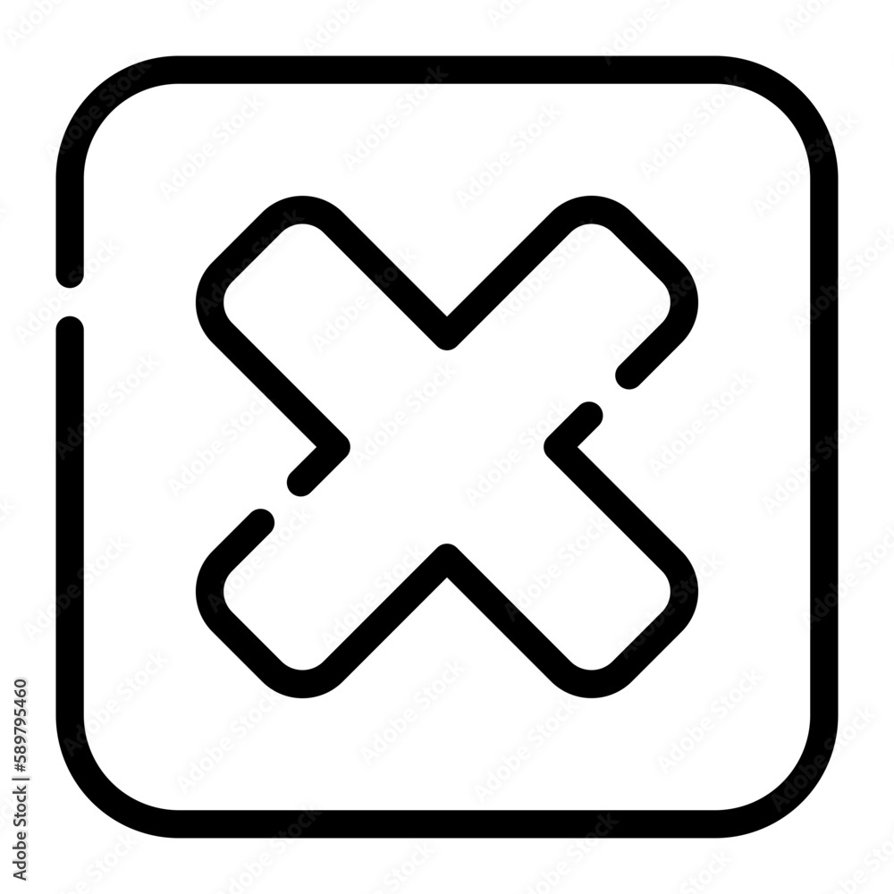multiply line icon multiply line icon