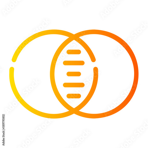 merge gradient icon