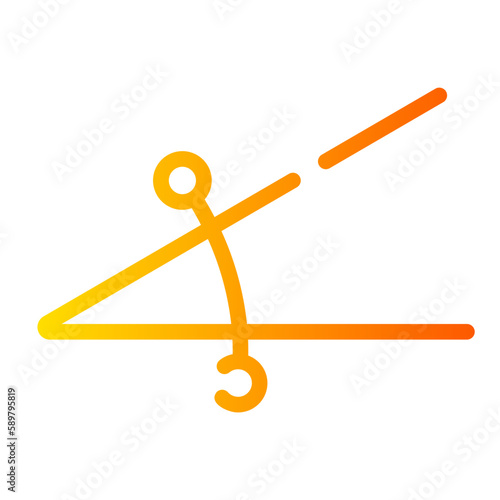 angle gradient icon