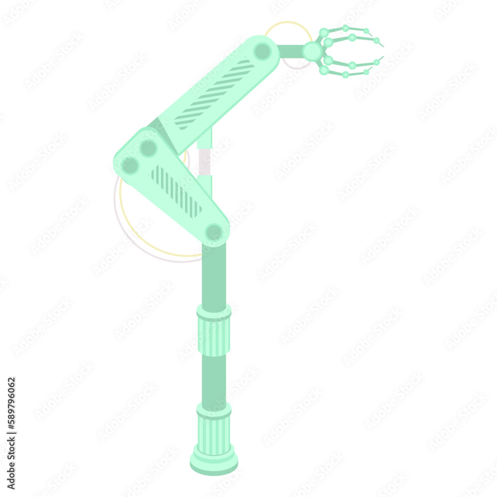 Artificial Intelligence Robot Machine Industrial Labour Factory Work Green Artificial Intelligence Robot Machine Industrial Labour Factory Work Green