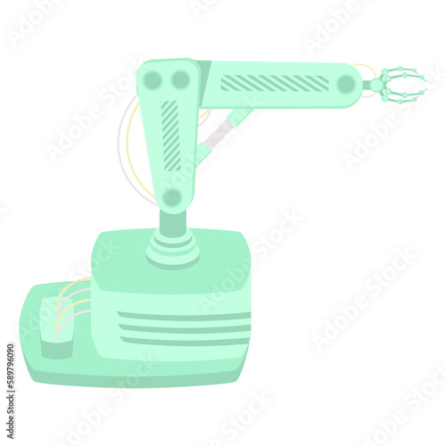 Artificial Intelligence Robot Machine Industrial Labour Factory Work Green