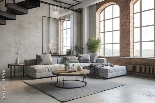 Luxurious interior design living room | modern living room | Modern interior living room design | Luxurious interior design living room and in a beautiful house, Generative AI