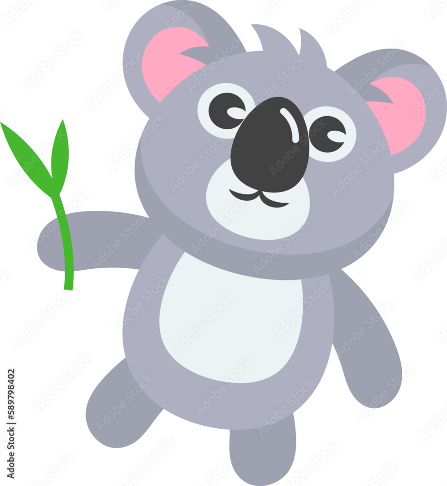 Fototapeta premium Cute Playful Koala