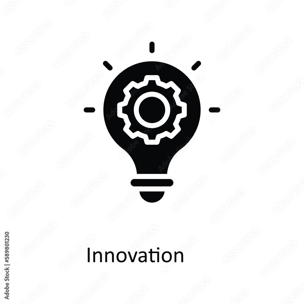 Innovation Vector Solid Icons. Simple stock illustration stock Innovation Vector Solid Icons. Simple stock illustration stock