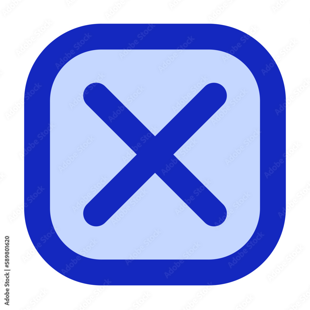 Obraz premium cancel icon