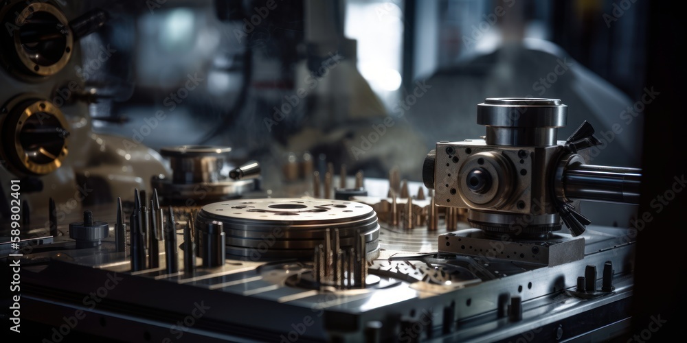 machinery and industrial manufacturing background, generative ai machinery and industrial manufacturing background, generative ai