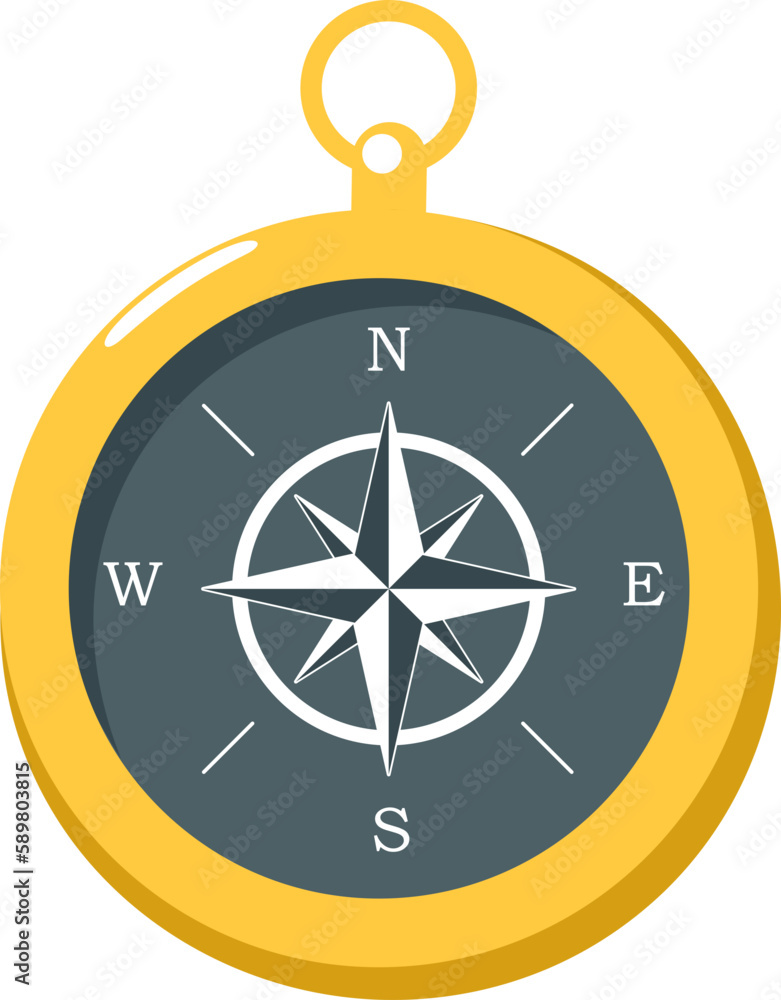 Compass Icon. Vector illustration of measuring tool. Compass Icon. Vector illustration of measuring tool.