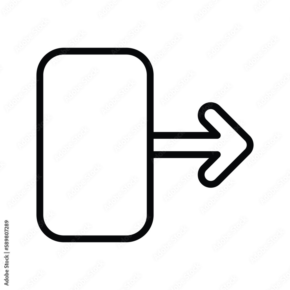 Login icon with white background stock illustration Login icon with white background stock illustration