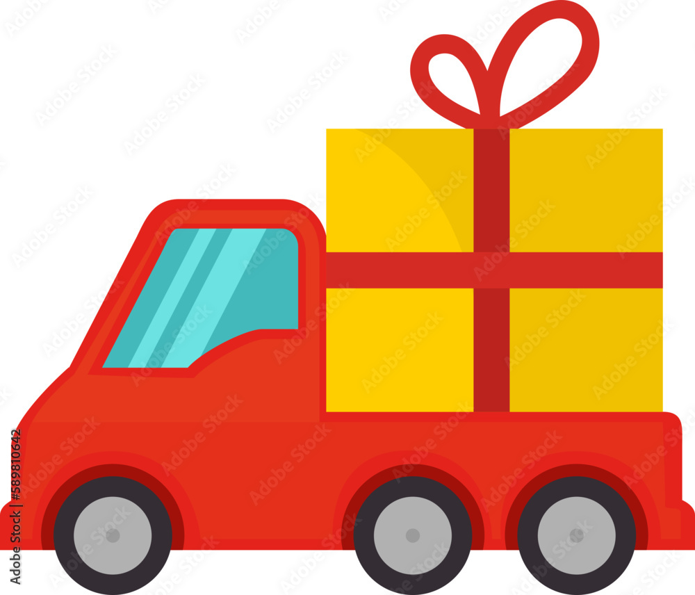 Truck vector icon. Free shipping icon. Truck vector icon. Free shipping icon.