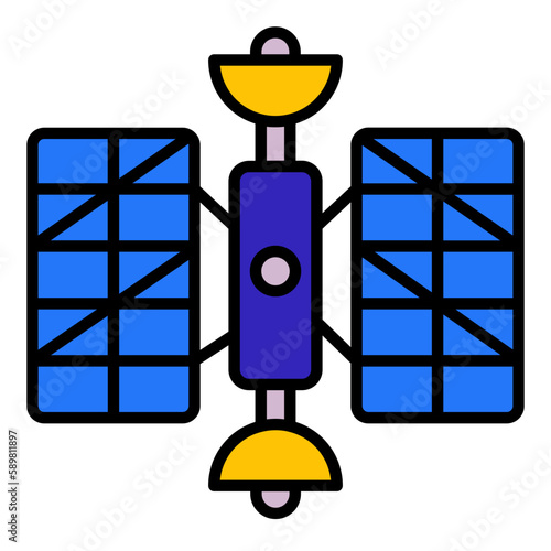 satellite space technology icon