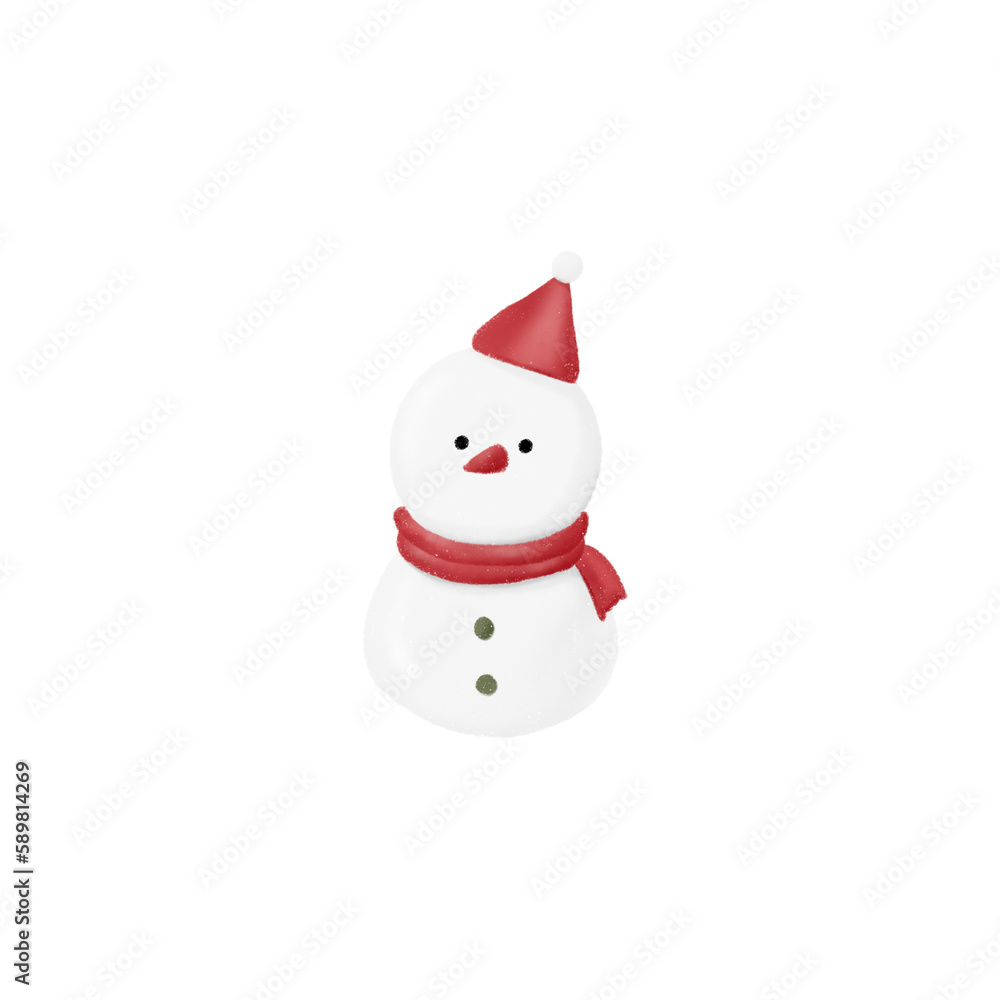 Snowman. Merry Christmas