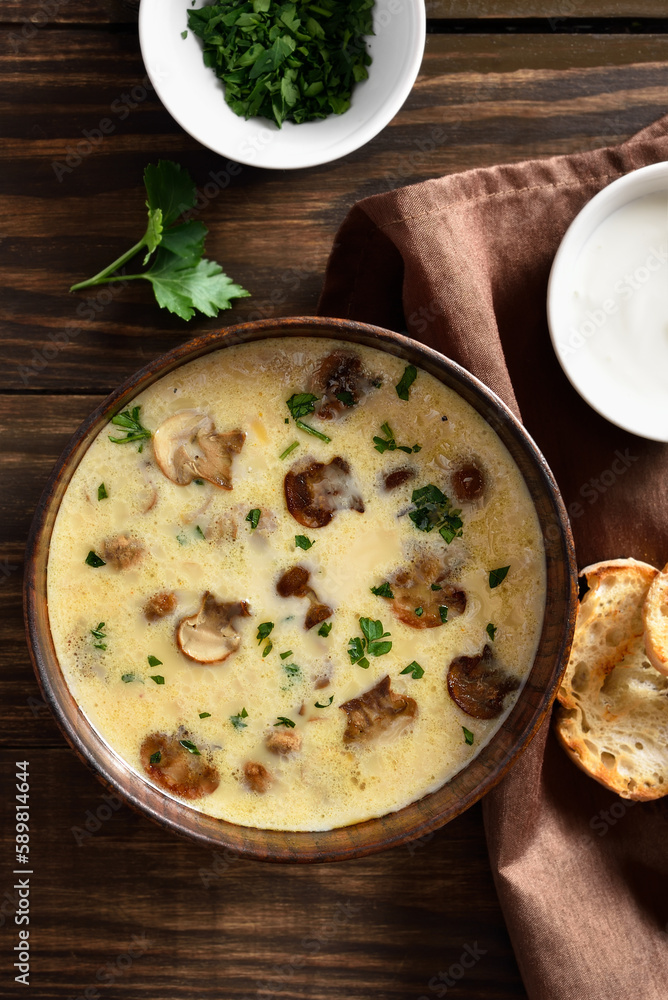 Creamy mushroom soup Creamy mushroom soup