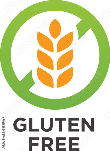 Gluten free icon vector illustration