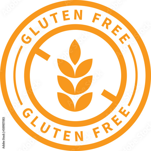 Gluten free icon vector illustration