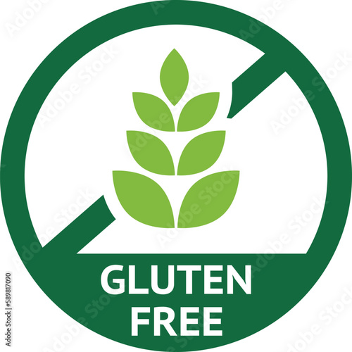 Gluten free icon vector illustration