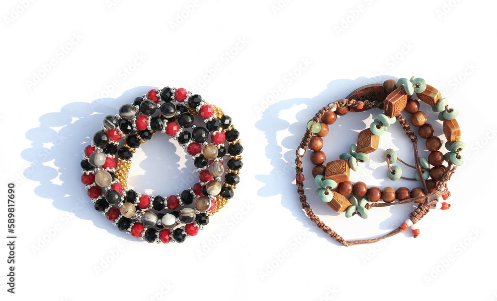 fashion bracelet on white background fashion bracelet on white background
