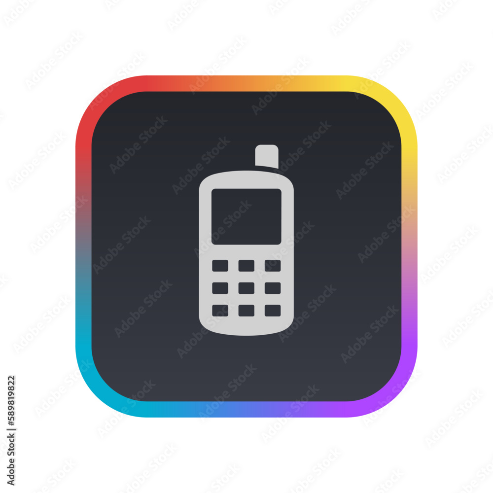Cell Phone - Pictogram (icon) Cell Phone - Pictogram (icon)