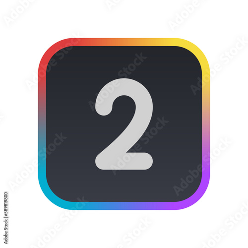 Two - Pictogram (icon) 