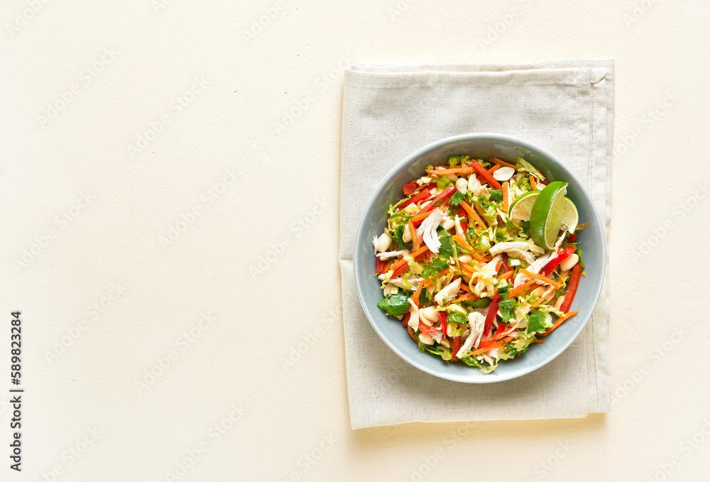 Thai style chicken salad Thai style chicken salad
