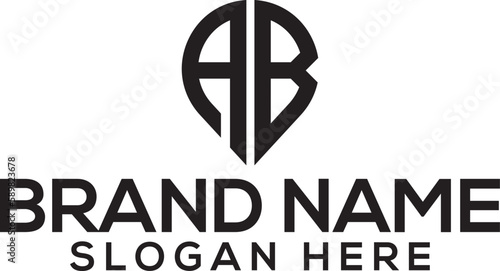 ab letter mark logo